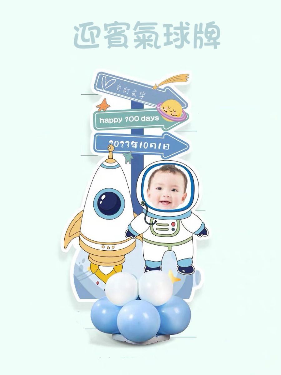 生日/百日宴Foamboard banner