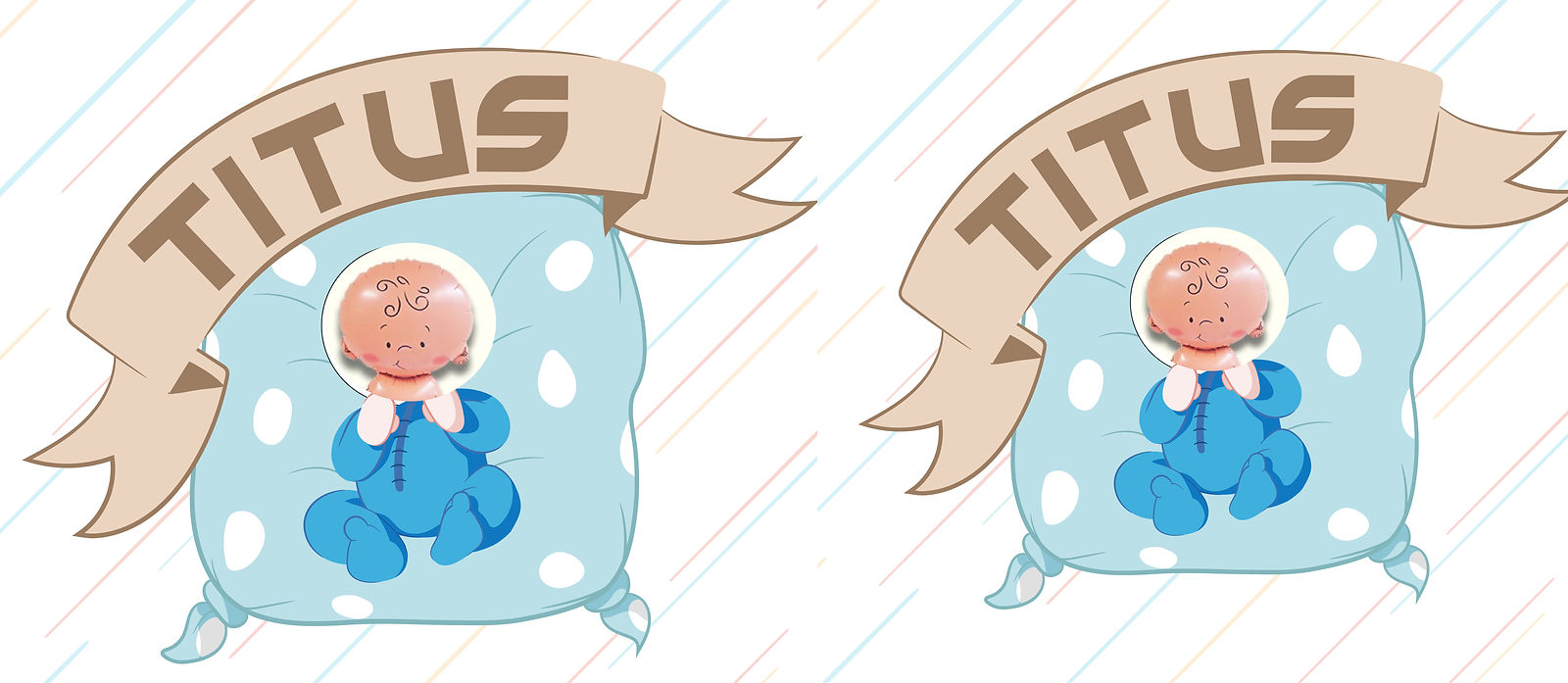 生日/百日宴Foamboard banner參考