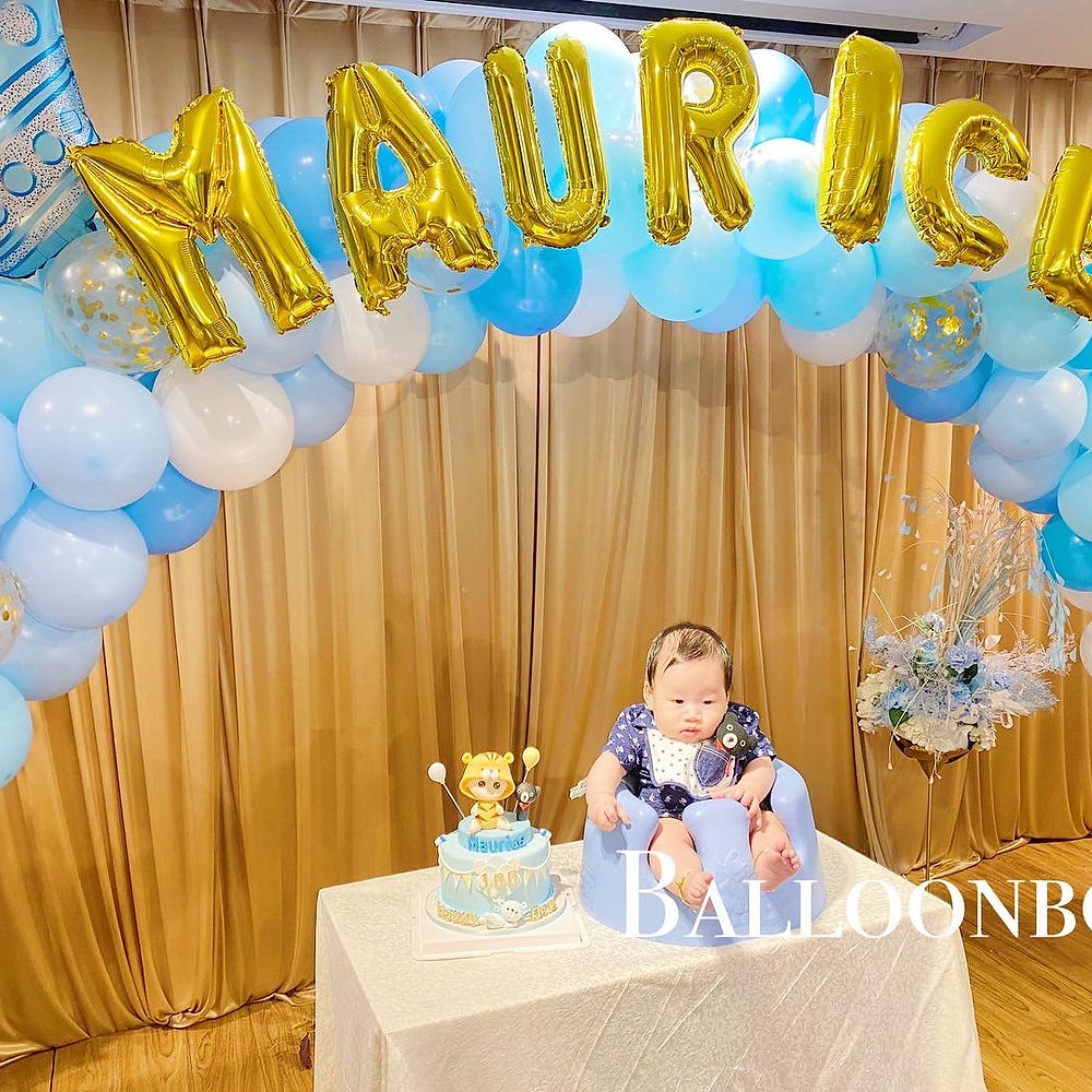百日宴氣球拱門balloon arch