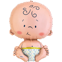 Baby Boy百日宴系列氣球（大/小）