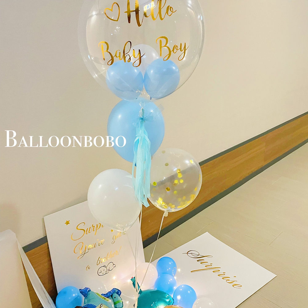 Gender reveal surprise box set