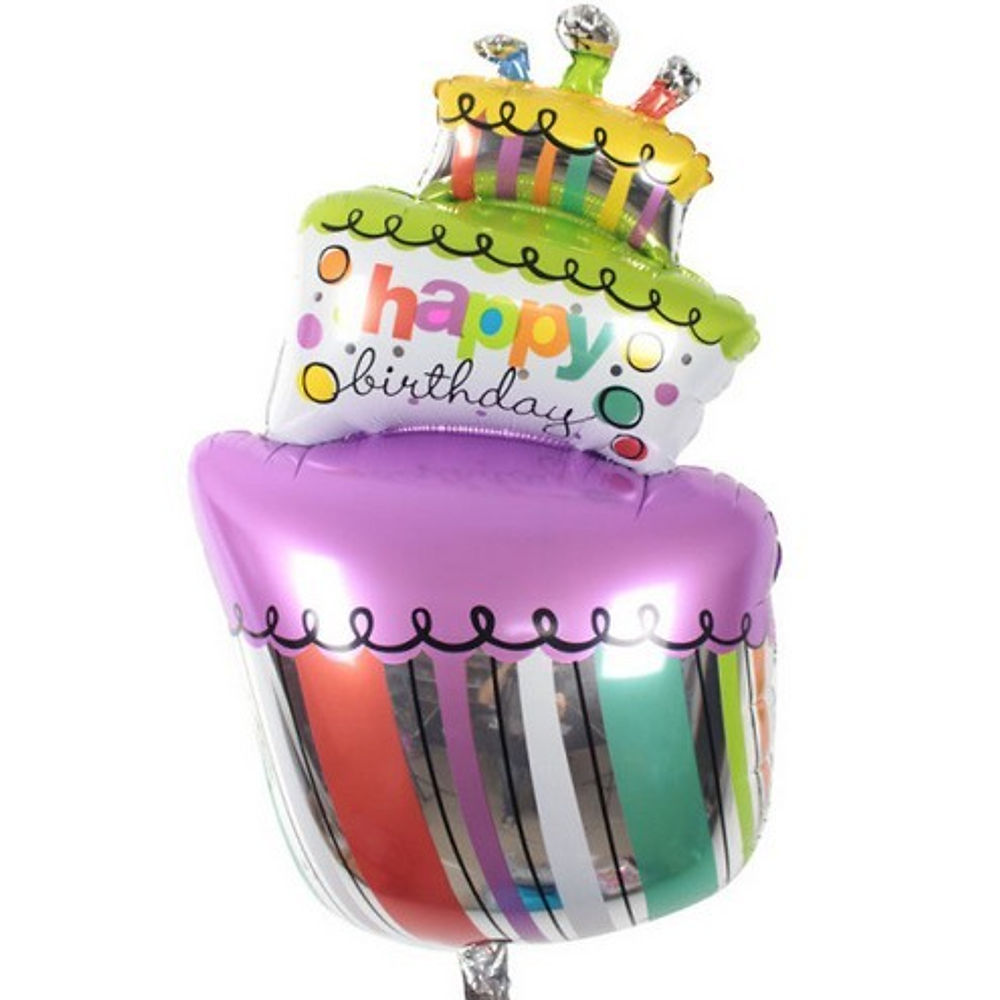 歪蛋糕生日氣球