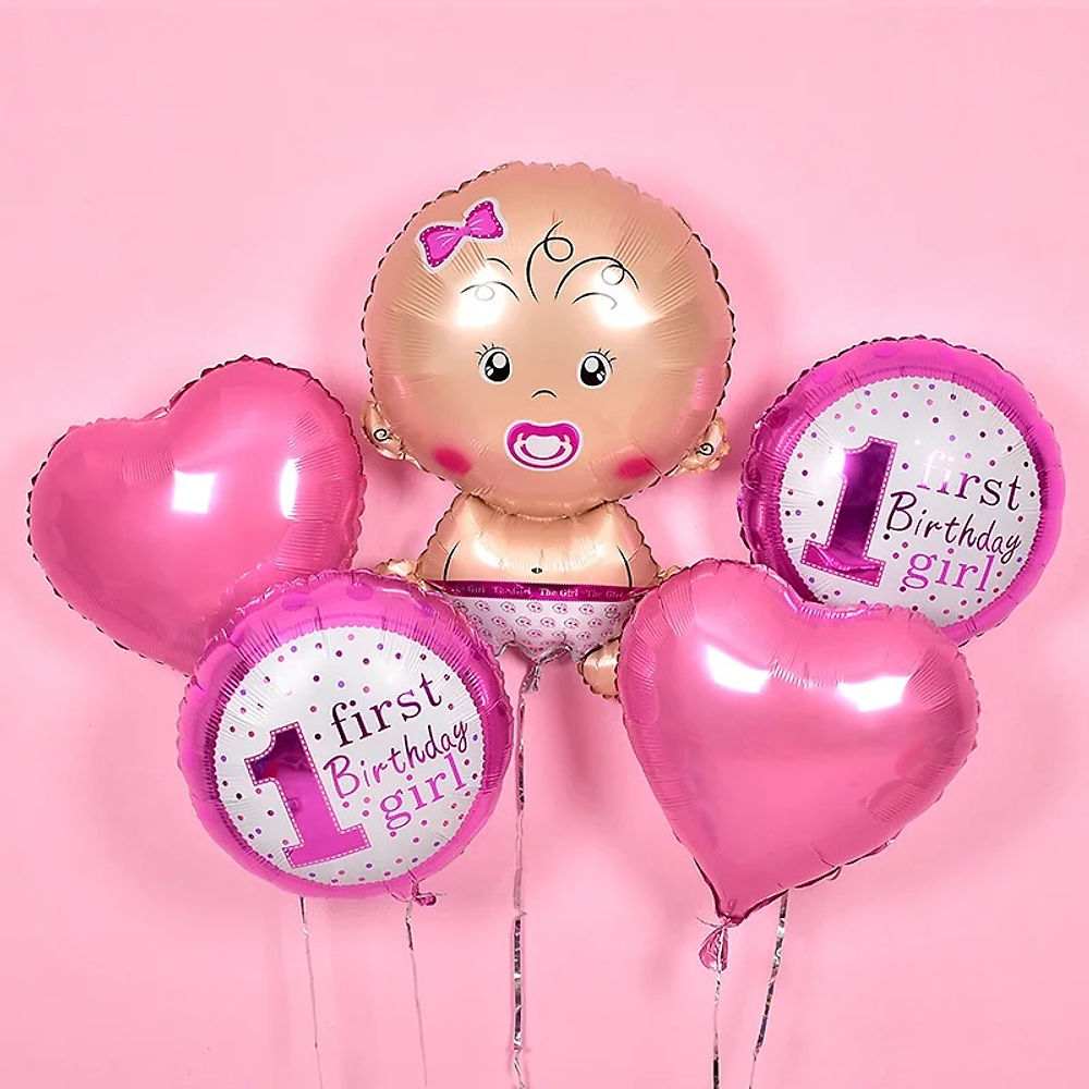 Baby Girl氦氣球套裝