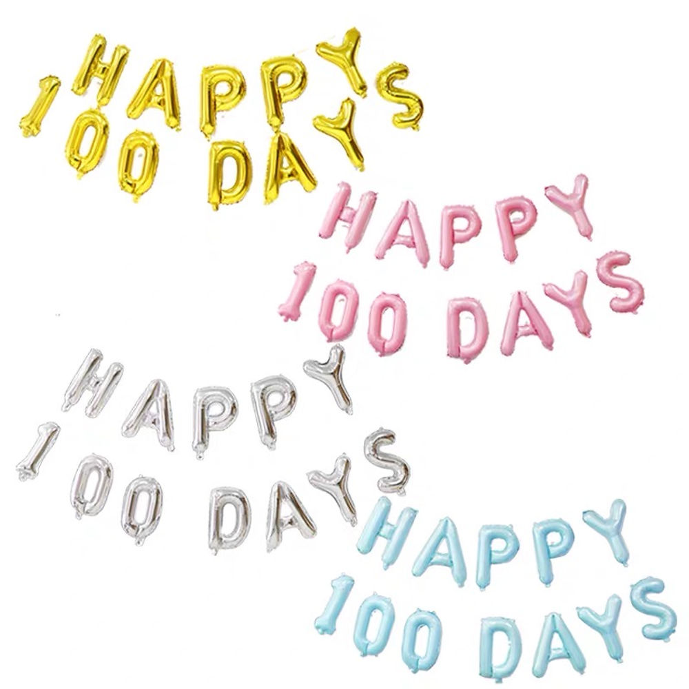 HAPPY 100 DAYS字母