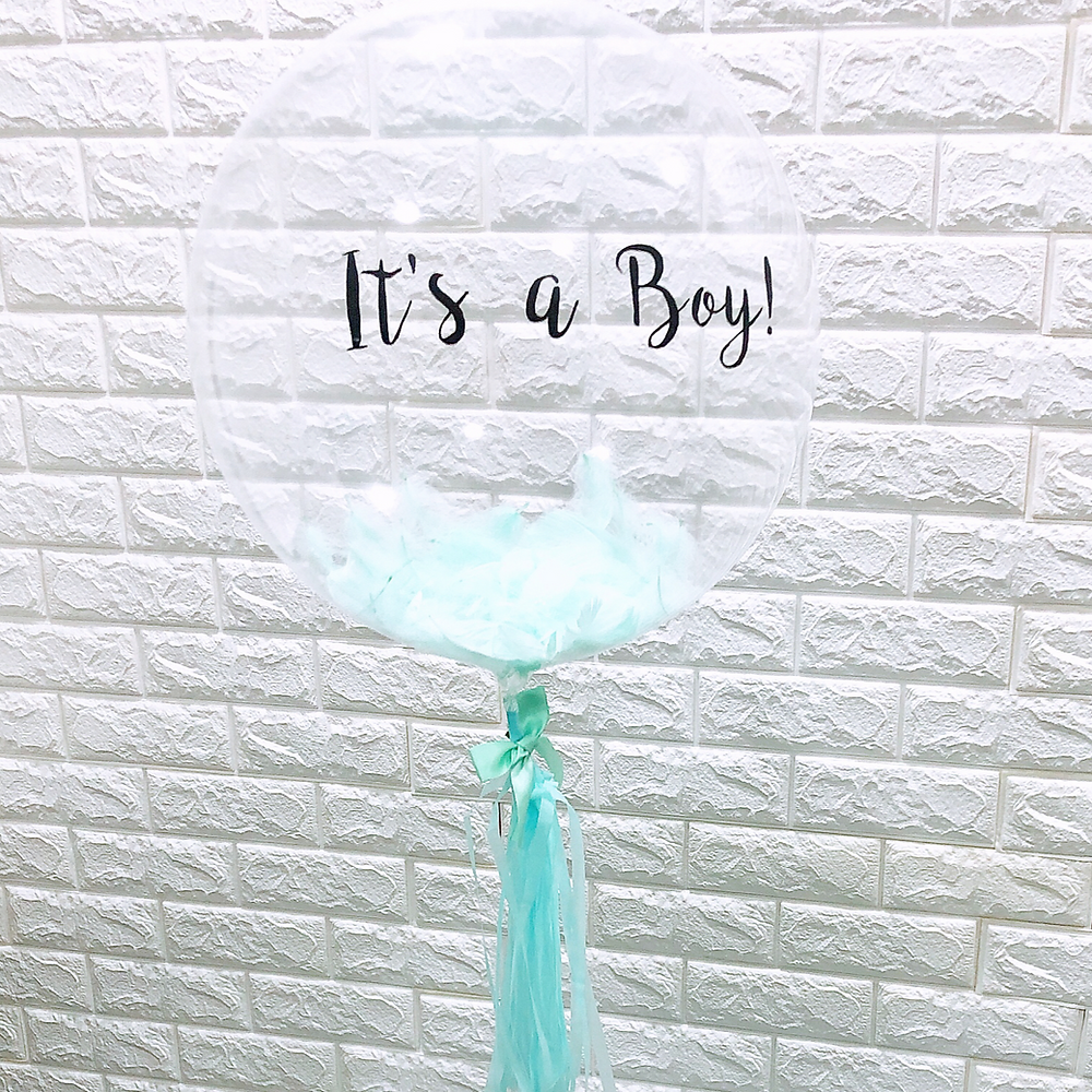 17寸Message Crystal Balloon自訂文字水晶球