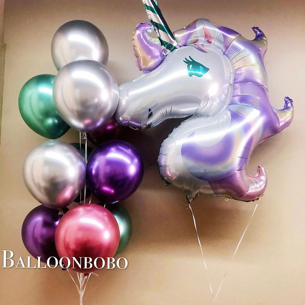 Unicorn 🦄氦氣球束組合