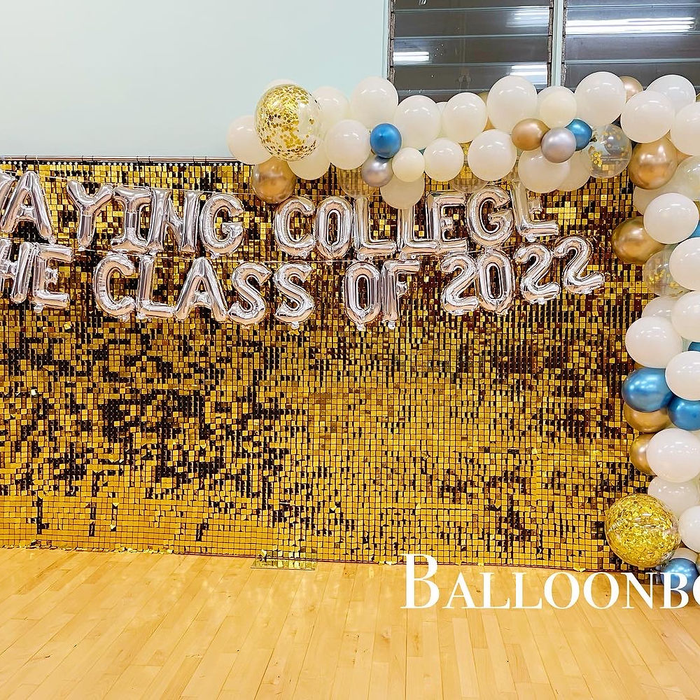 Balloon garland 氣球鏈佈置 (畢業典禮)