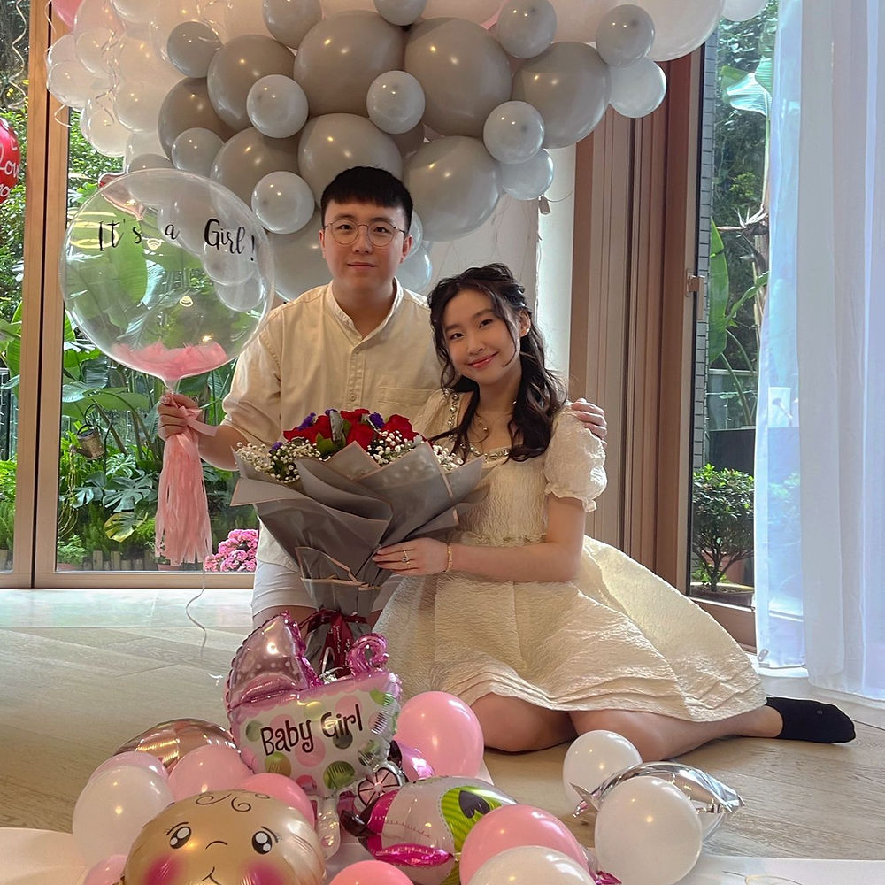 Gender Reveal Balloon Box BB女性別氣球盒