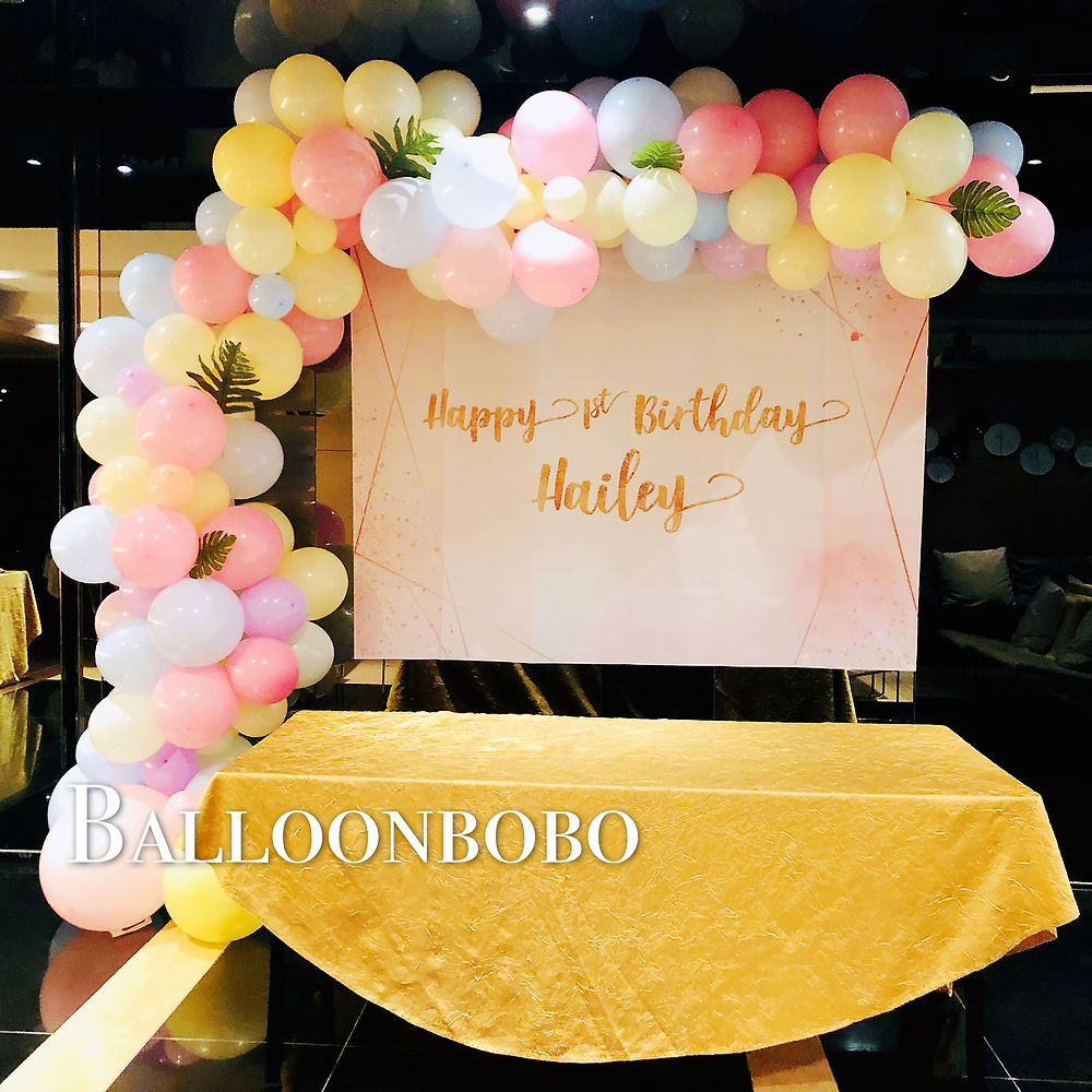 Organic Balloon Arch 不規則氣球鏈條