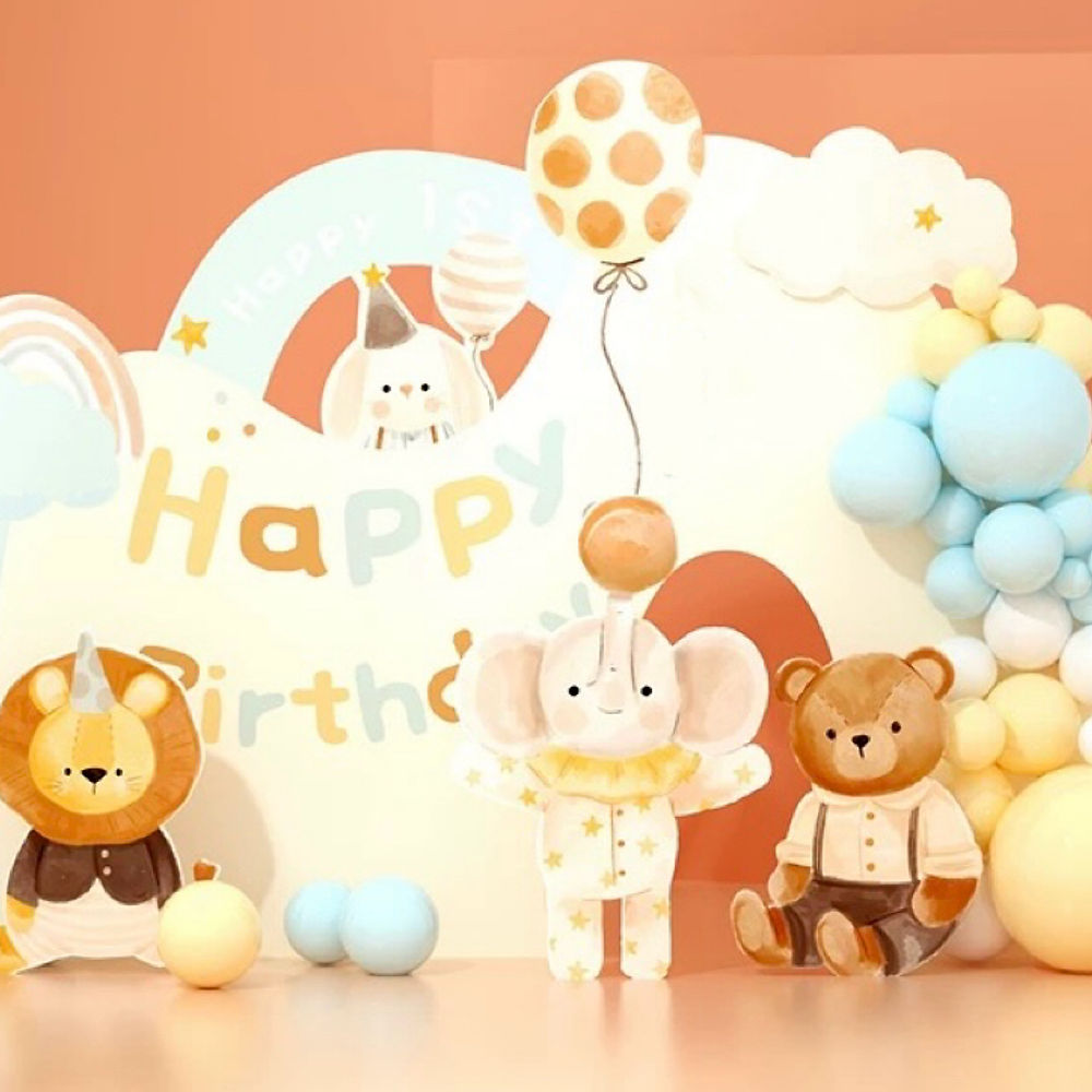 動物樂園生日氣球佈置